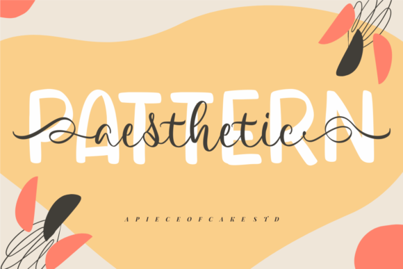 Aesthetic Pattern Duo Font for Romantic Branding