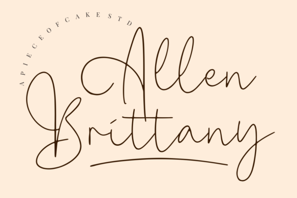 Allen Brittany: A Thin Script Font for Editorial Elegance