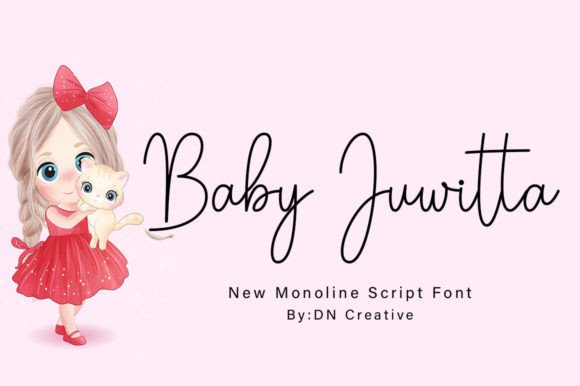 Baby Juwitta: A Script Font for Editorial Elegance