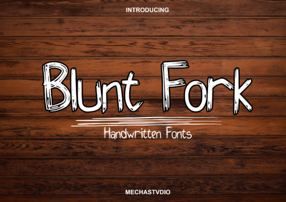 Blunt Fork Script Font for Modern Web Design