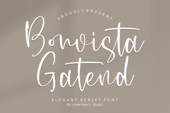 Bonvista Gatend – A Script Font for Campaign Creativity