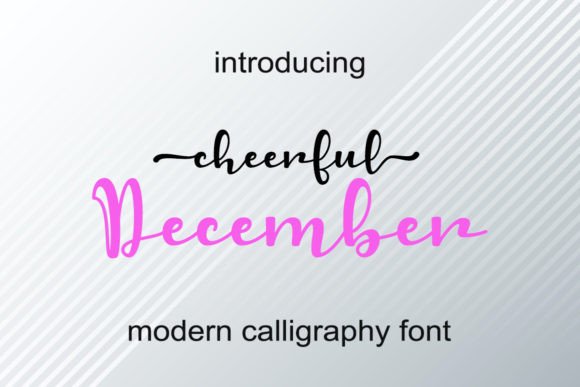 Cheerful December: A Script Font That Breathes Life into Your Creations