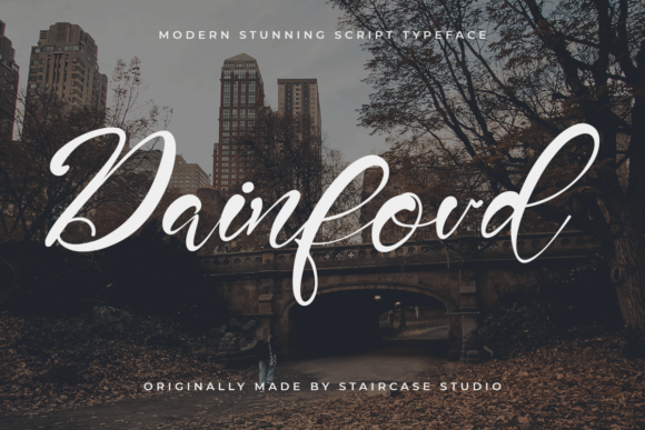 Dainford: A Flowing Script Font for Elegant Editorial Design