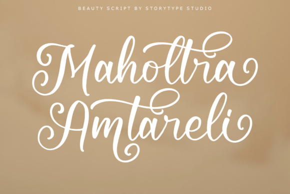 Discover Maholtra Amtareli: The Ultimate Script Font for Luxury Design