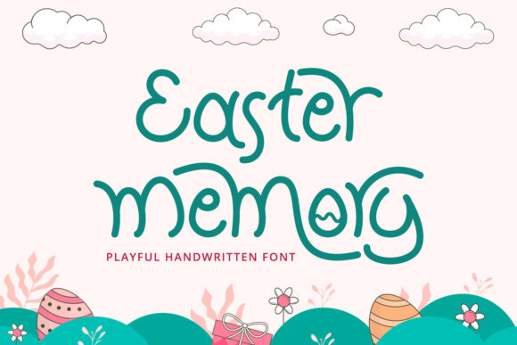 Easter Memory: A Delicate Script Font for Small Business Branding