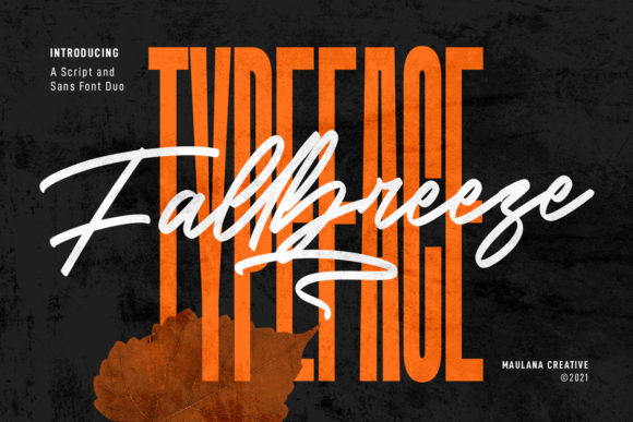 Fallbreeze Duo: A Versatile Script and Sans Serif Font for Web Design