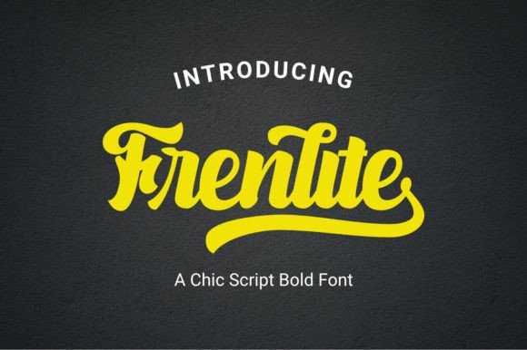 Frenlite: A Script Bold Font for Trendy Web Design