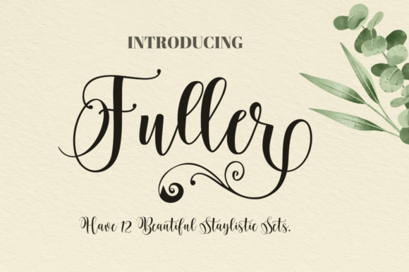 Fuller Script Font: Elegant Swirls for Creative Projects