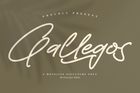 Gallegos: A Script Handwritten Font for Authentic Branding