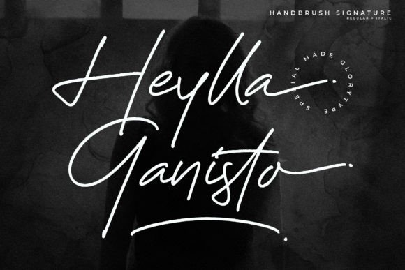 Heylla Ganisto: A Script Handwritten Font for Editorial Design and Creative Projects