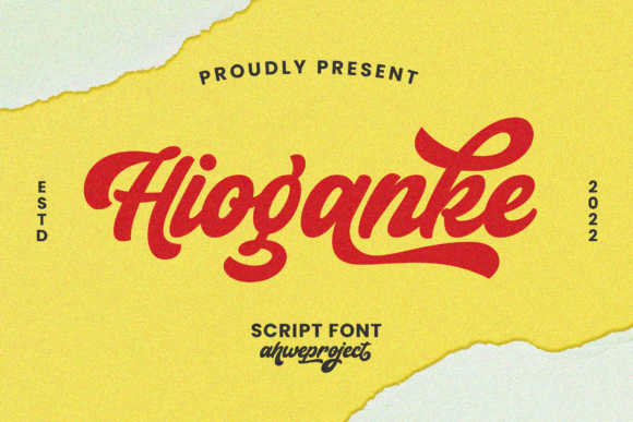Hioganke: An Urban Script Font for Editorial Identity