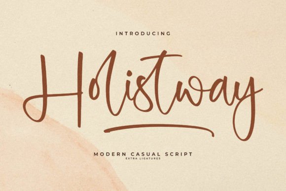 Holistway – A Script Font for Dynamic Branding and Creative Campaigns