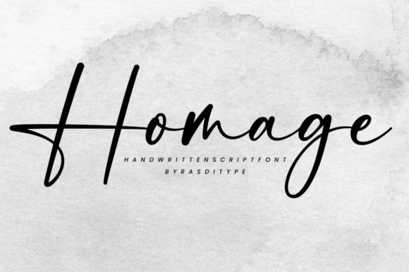 Homage Script Font for Elegant Campaign Design