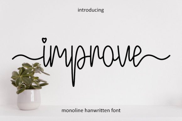Improve Your Handmade Brand with a Stylish Script Font