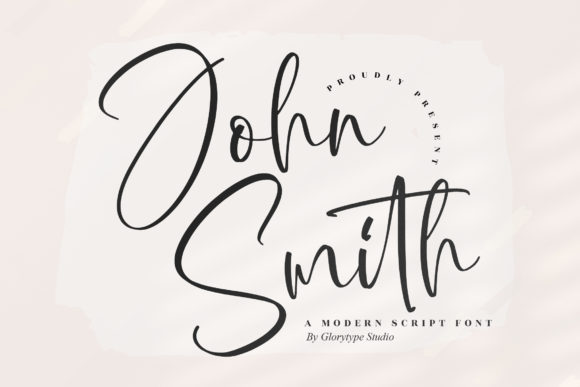 John Smith: A Refined Script Handwritten Font for Elegant Design