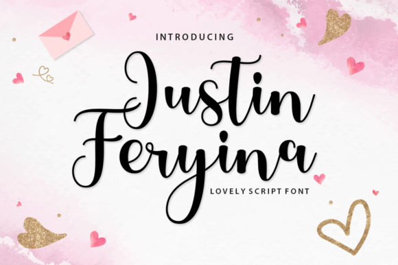 Justin Feryina: A Delicate Script Font for Elegant Editorial Design