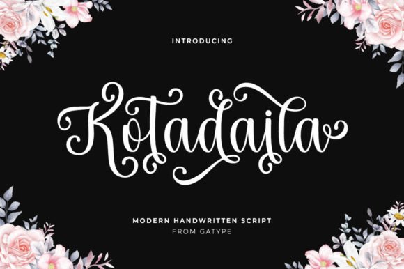 Kotadaila: A Script Font That Elevates Your Brand’s Visual Identity