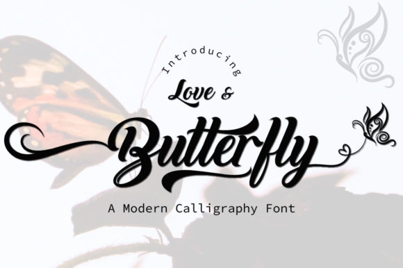 Love and Butterfly Font for Elegant Branding & Creative Campaigns