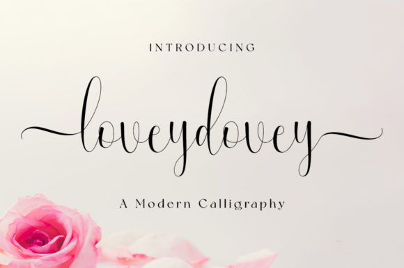 Loveydovey Script Font for Handmade Creators