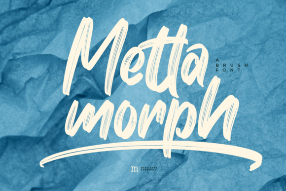 Mettamorph: A Script Handwritten Font for Creative Campaigns