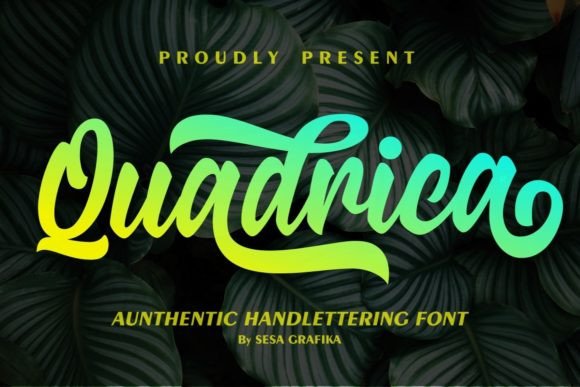 Quadrica: A Script Font That Adds Character to Branding