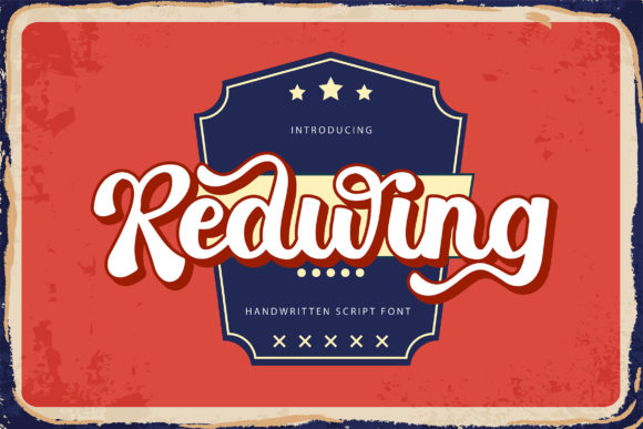 Redwing Script Font for Polished, Retro-Chic Branding