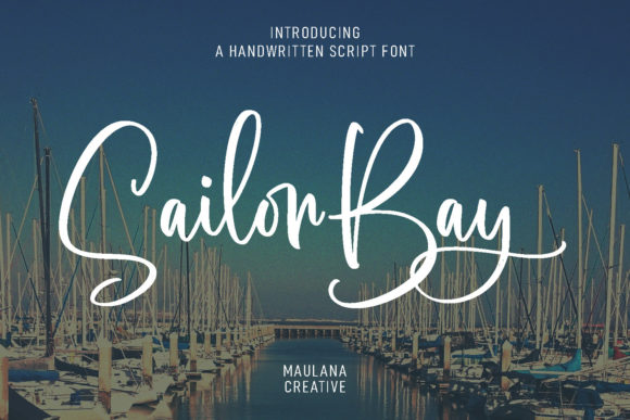 Sailor Bay Script Font for Handmade Branding & Printables
