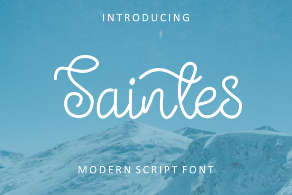 Saintes: A Vintage Script Font for Branding That Stands Out