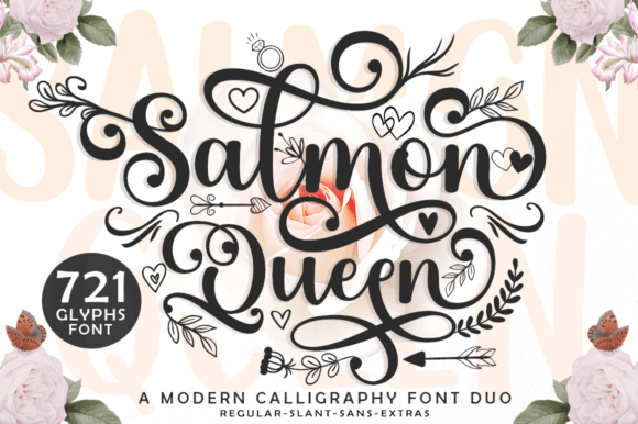 Salmon Queen Duo Font for Polished Brand Identity