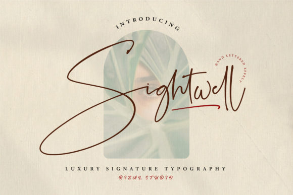 Sightwell Signature Font for Elegant Handmade Design