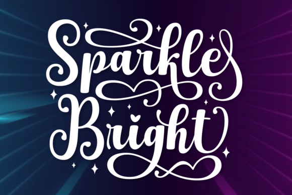 Sparkle Bright Script Font for Polished Branding