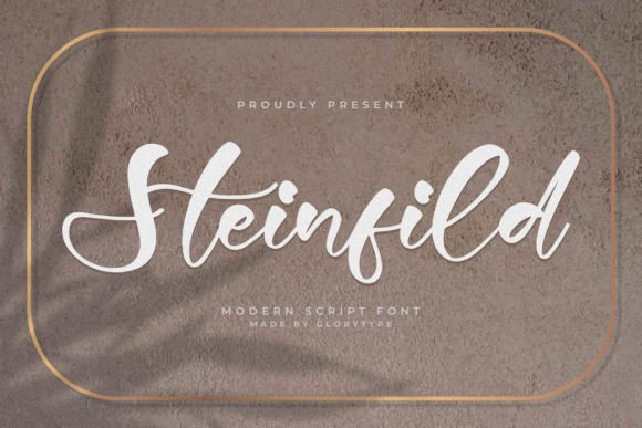 Steinfild: A Versatile Script Handwritten Font for Designers