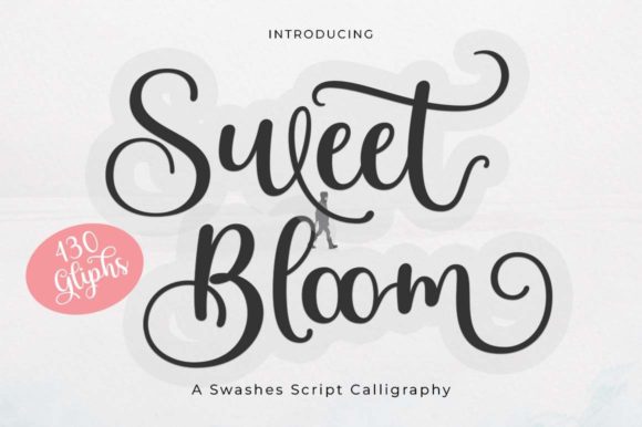 Sweet Bloom Script Handwritten Font for Makers