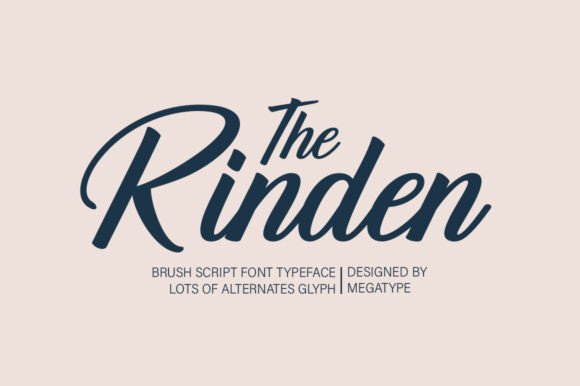 The Rinden Font: A Timeless Script Handwritten Choice